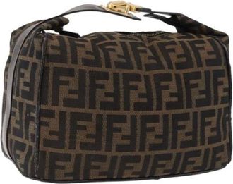 Fendi Pre-owned Borsa a Mano Zucca Canvas - - Pre-owned - Donna - Marrone - ONE SIZE