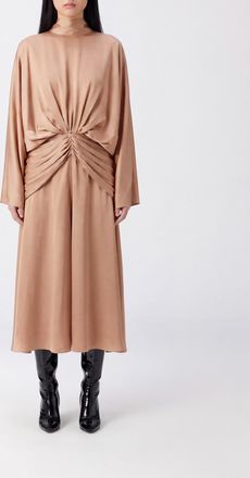 Zimmermann Valiant Silk Midi Tunic with a Tie-Waist Sash
