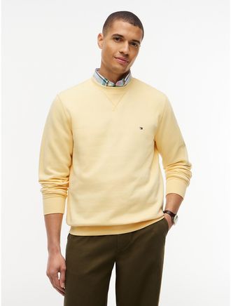 Tommy Hilfiger Mens Regular Fit Short-Sleeve Shirt - Light Daffodil - XXL