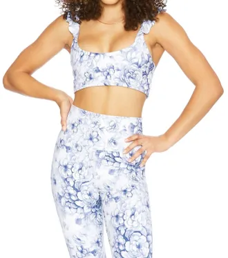 Beach Riot Audrey Top In Indigo Rose