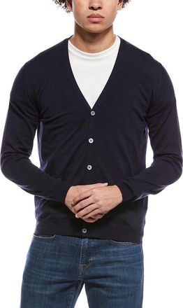 Slowear Zanone by Slowear V-Neck Wool-Blend Cardigan