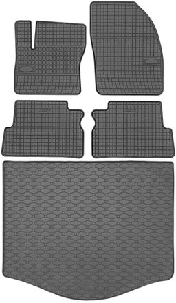 OEM Juego De Alfombrillas De Goma Para Coche Y Alfombrilla Para Maletero Para Ford C-max I Minivan (2003-10.2010)
