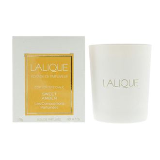 Lalique Sweet Amber Candle 190g | TJ Hughes