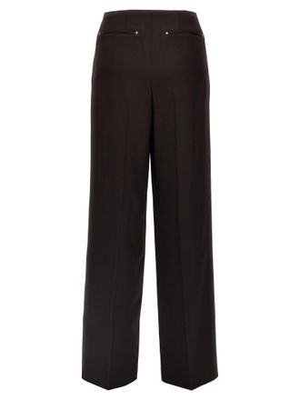Fendi Womens Purple Virgin Wool Dress Pants