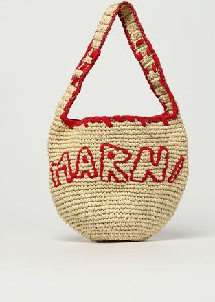 Marni Borse a spalla Nassa piccola in rafia Marni