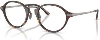 Giorgio Armani 50mm Phantos optical glasses in Tortoise at Nordstrom