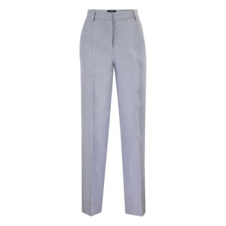 Max Mara Dames, Broeken, Blauw, Maat: XL