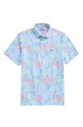 Vineyard Vines Sankaty Performance Polo in White Florita at Nordstrom, Size X-Large