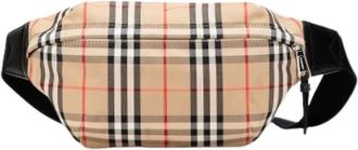 Burberry Pre-owned Belt Bags, female, Beige, Size: ONE SIZE Pre-owned Nylon Belt Bag