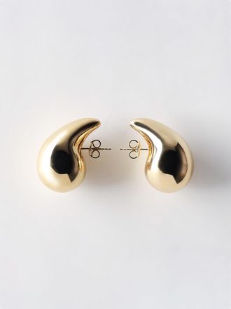 Bottega Veneta Orecchini Drop in argento 925 placcato oro 18 kt