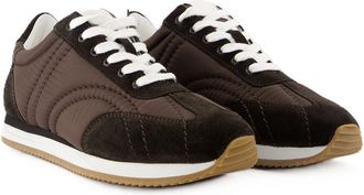 Toteme Womens Sport Sneakers - Toteme Leather Brown Synthetic Shoes