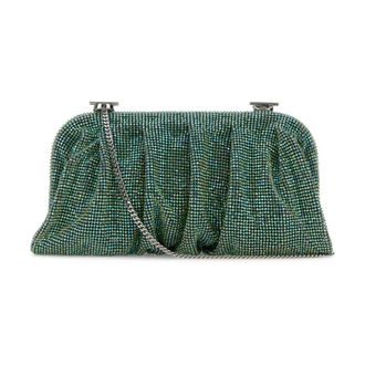 Benedetta Bruzziches Embellished Fabric Large Venus Clutch