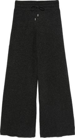 Eric Bompard Geribbelde broek met trekkoord - Grijs