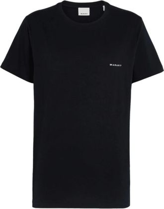 Isabel Marant Zafferh T-shirt - Dames - T-shirts - Zwart - XS - Katoen - Tops