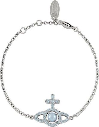 Vivienne Westwood OLYMPIA PEARL CHAIN BRACELET Size: OS, col