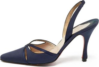 Christian Louboutin Pumps con cinturino posteriore 100mm - Blu