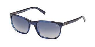 Timberland TB9318 Polarized 90D Mens Sunglasses Blue Size 56