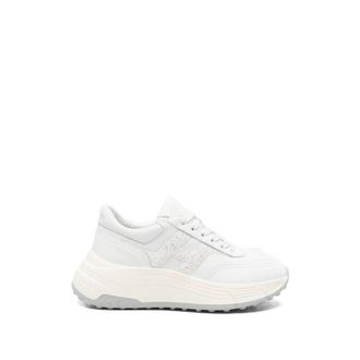 Hogan Hi-Fi leren sneakers - Dames - Sneakers - Wit - 41 EU - Leer - Schoenen