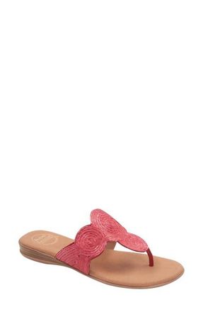 Andr&eacute; Assous Nikky Featherweights Flip Flop in Red at Nordstrom, Size 10