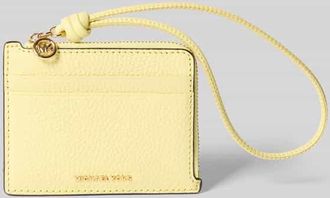 Michael Kors Portemonnaie mit Logo-Applikation Modell Jet Set in Hellgelb, Gr&ouml;&szlig;e 1