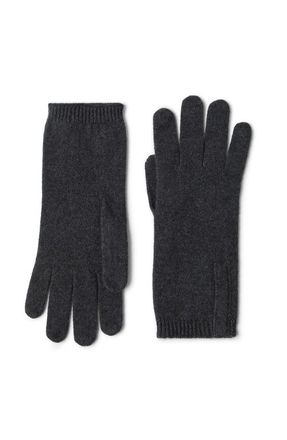 Brunello Cucinelli Knit gloves in Anthracite at Nordstrom, Size Medium