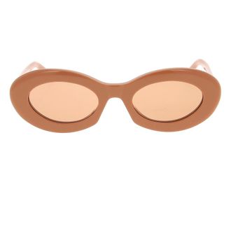 Saint Laurent SL M136 Oval Sunglasses - Accessories - unisex - Beige - ONE SIZE