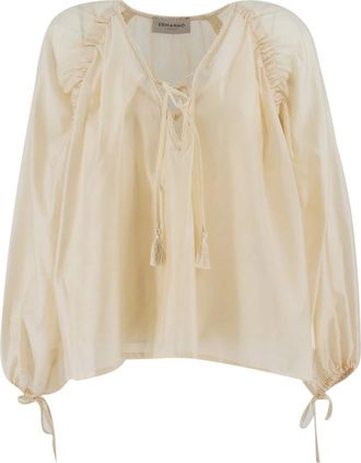 Ermanno Scervino Dames, Blouses & Shirts, Geel, Maat: XS