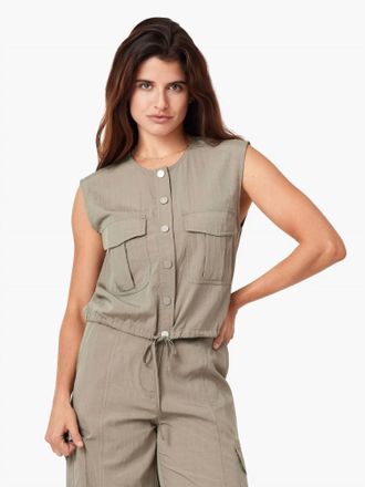 Habitual Utility Top In Vetiver