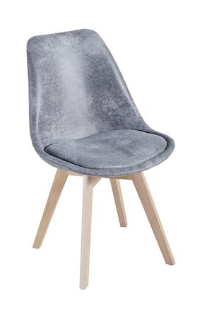 Regalos Miguel Sillas Comedor - Silla Synk Vintage - Gris Claro