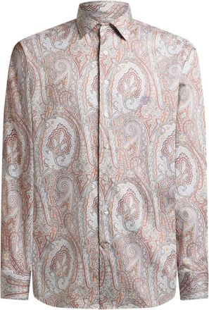 Etro floral paisley shirt - Neutrals
