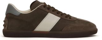 Tod's Tabs Sneakers - Heren - Sneakers - Bruin - 43 1/2 EU - Leer - Schoenen