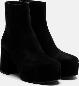 Gianvito Rossi 35 suede platform ankle boots