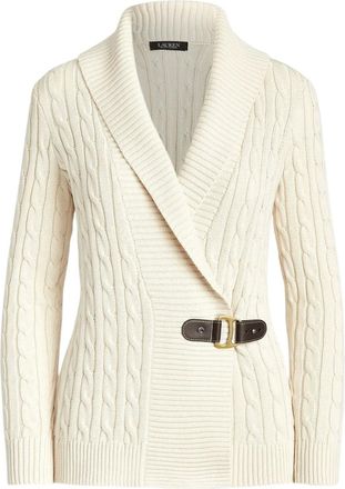 Lauren Ralph Lauren Cardigan in maglia a trecce - Toni neutri