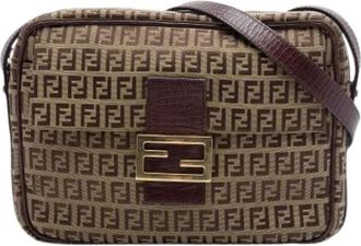 Fendi Borsa a tracolla Pre-owned in tela - - Pre-owned - Donna - Marrone - ONE SIZE