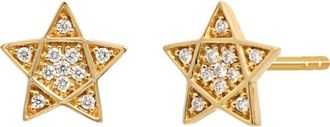 Bony Levy 18K Yellow Gold Diamond Star of David Stud Earrings at Nordstrom Rack