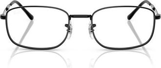 Ray-Ban 52mm Pillow Optical Glasses in Black at Nordstrom