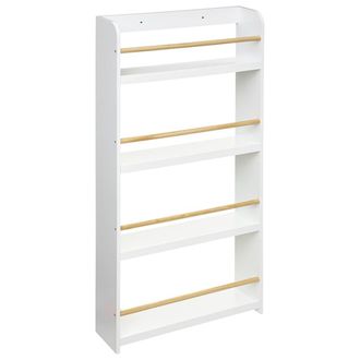 Muemue Biblioteca mdf blanco 118x55x15cm