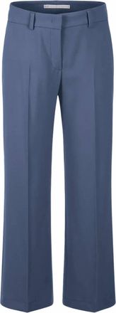 Raffaello Rossi Womens Olessa Straight Leg Trousers In Jeans Blue
