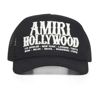 Amiri Caps, male, Black, Size: ONE SIZE Amiri Hats Black