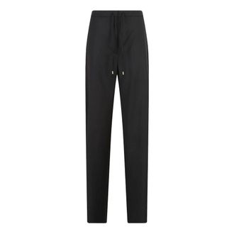Max Mara Broeken, Dames, Zwart, XS, Wol, Crisma Straight Broeken
