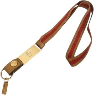 Gucci Pre-owned Accessories, female, Orange, Size: ONE SIZE Pre-owned Neck Strap