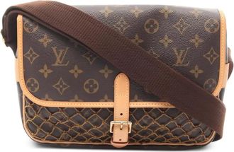 Louis Vuitton Borsa a spalla in tela con monogramma 2007 - Marrone