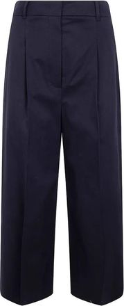 Max Mara Tequila Cotton Wide Leg Trousers