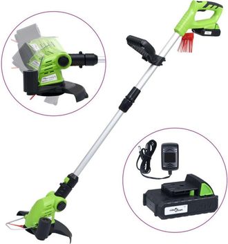 vidaXL Desbrozadora Inal&aacute;mbrica Con Bater&iacute;a De Ion-litio 20v 1500mah Vidaxl