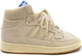 adidas Beige Chamois Leren Sneakers Made in ID - Heren - Outdoorschoenen - Beige - 41 1/2 EU - Fitness