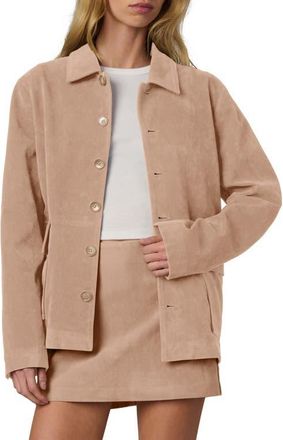 Joe's Faux Suede Chore Coat in Camel at Nordstrom, Size X-Large
