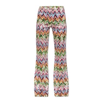 Missoni Wide Trousers, female, Multicolor, Size: XS Wide-leg Trousers