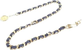 Chanel Pre-owned Chain Belt - Dames - Vintage Accessoires - Zwart - ONE Size - Vintage