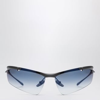 Balenciaga Cat-Eye Boomerang Mirror Blue sunglasses