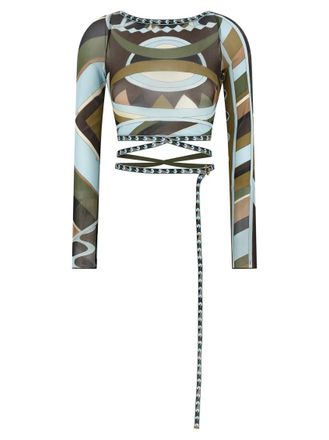 Pucci Green Vivara Top